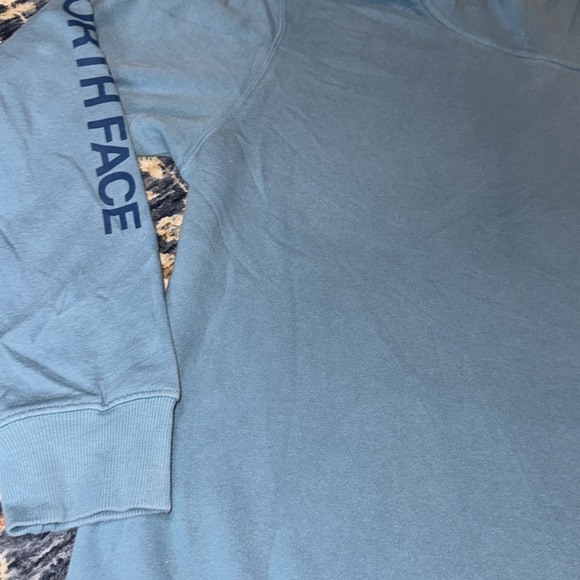 The North Face Teal Long Sleeve Pullover Drawstring Hoodie LG - Picture 13 of 16